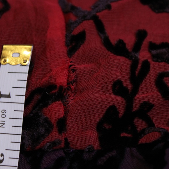 Marian Moscone - Velvet Slip Dress - Size 10 - Picture 8 of 9